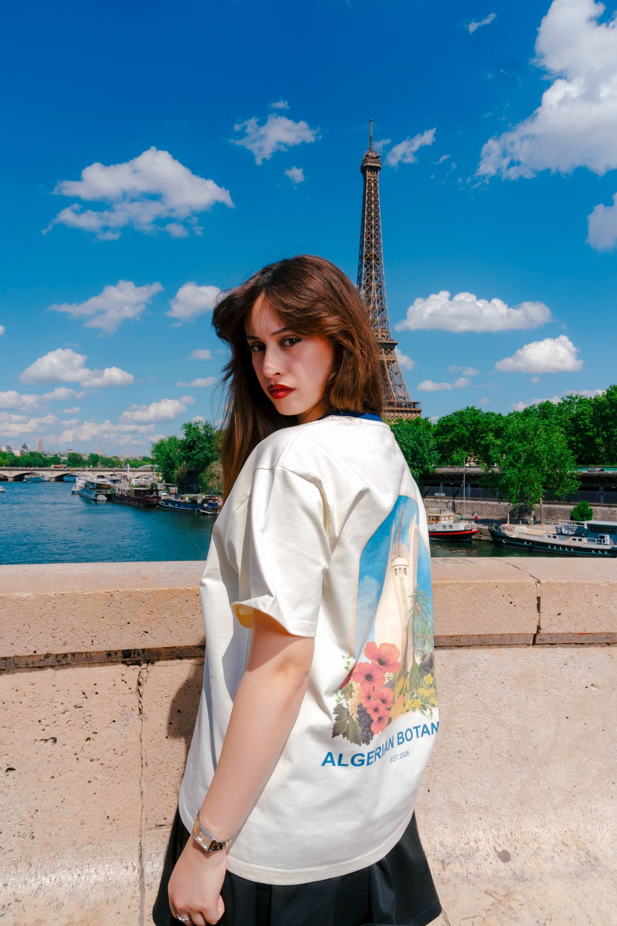 BOXY TEE ALGERIAN BOTANICA - ALGERIAN TOUCH
