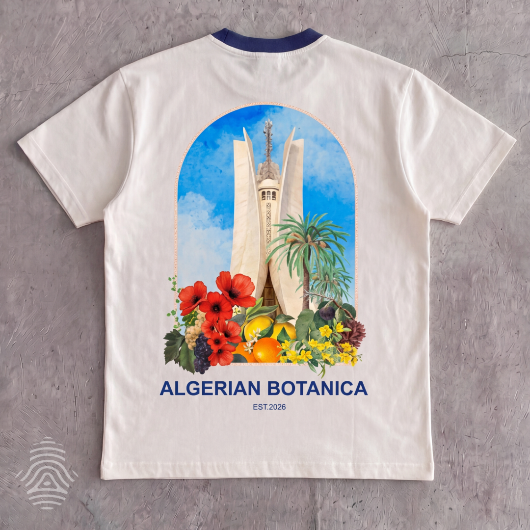 BOXY TEE ALGERIAN BOTANICA - ALGERIAN TOUCH